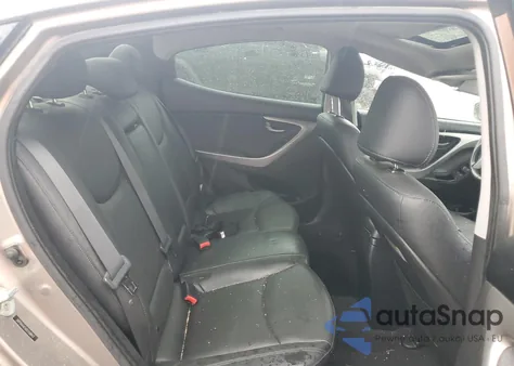 2013 Hyundai Elantra Gls from USA, damaged, VIN 5NPDH4AE9DH158843